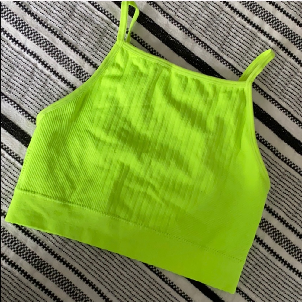 High neck crop top